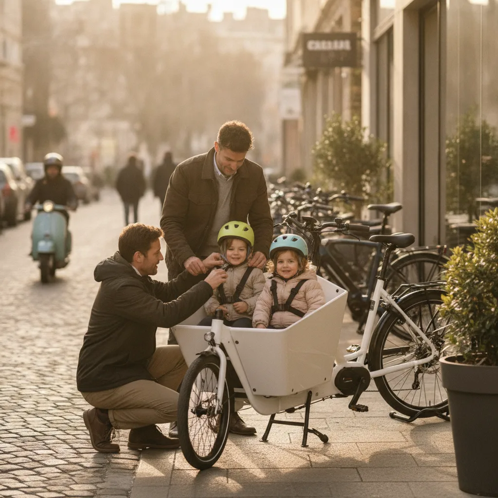 location vélo cargo électrique famille Marseille