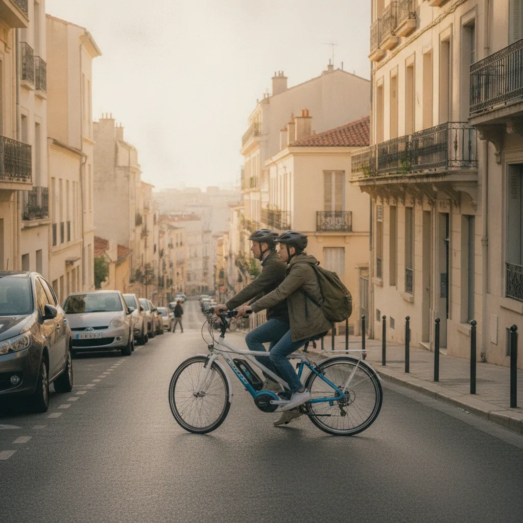 vélo électrique biplace 2 places Marseille