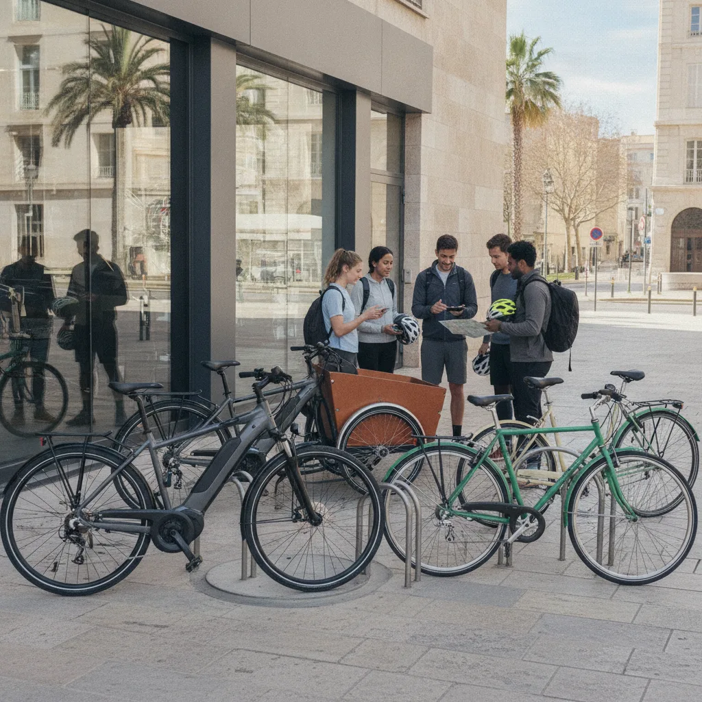 balade vélo quartier du Panier Marseille