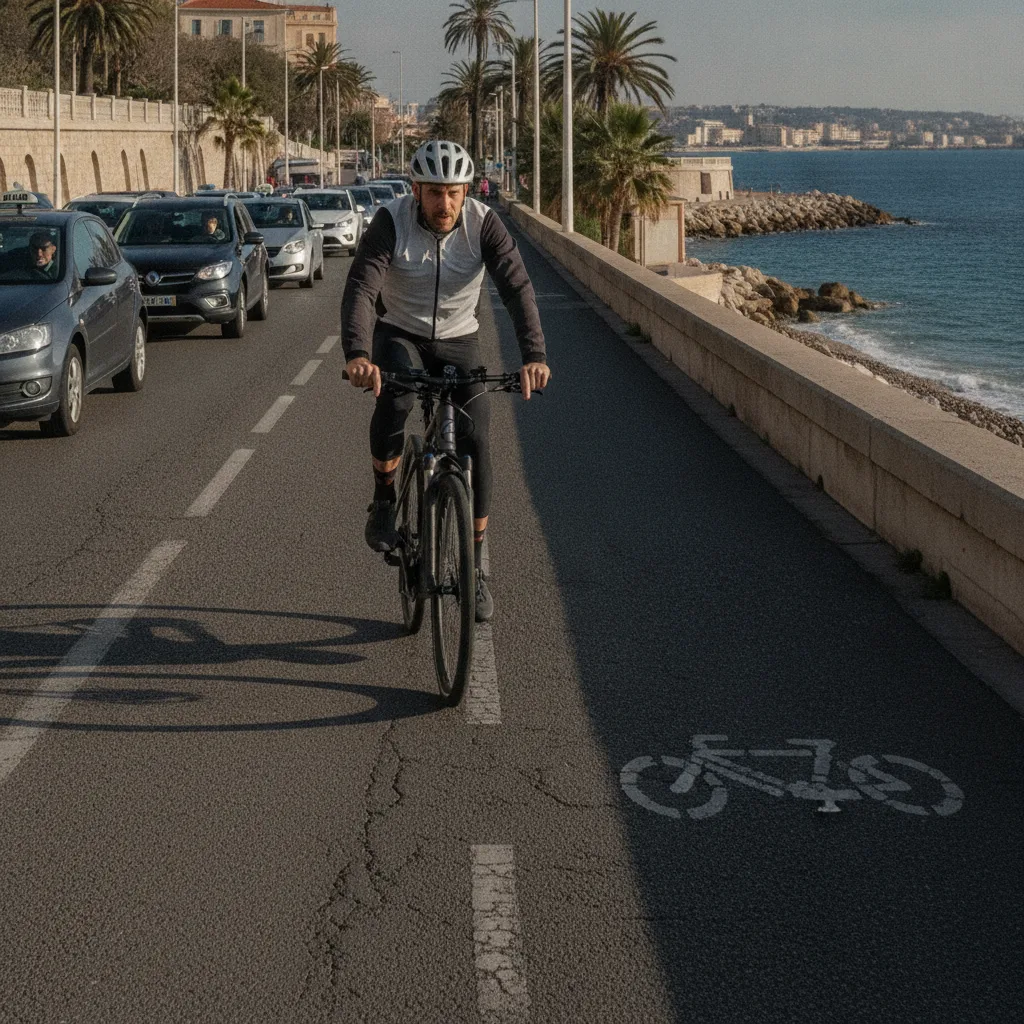itinéraire vélo Corniche Kennedy Marseille