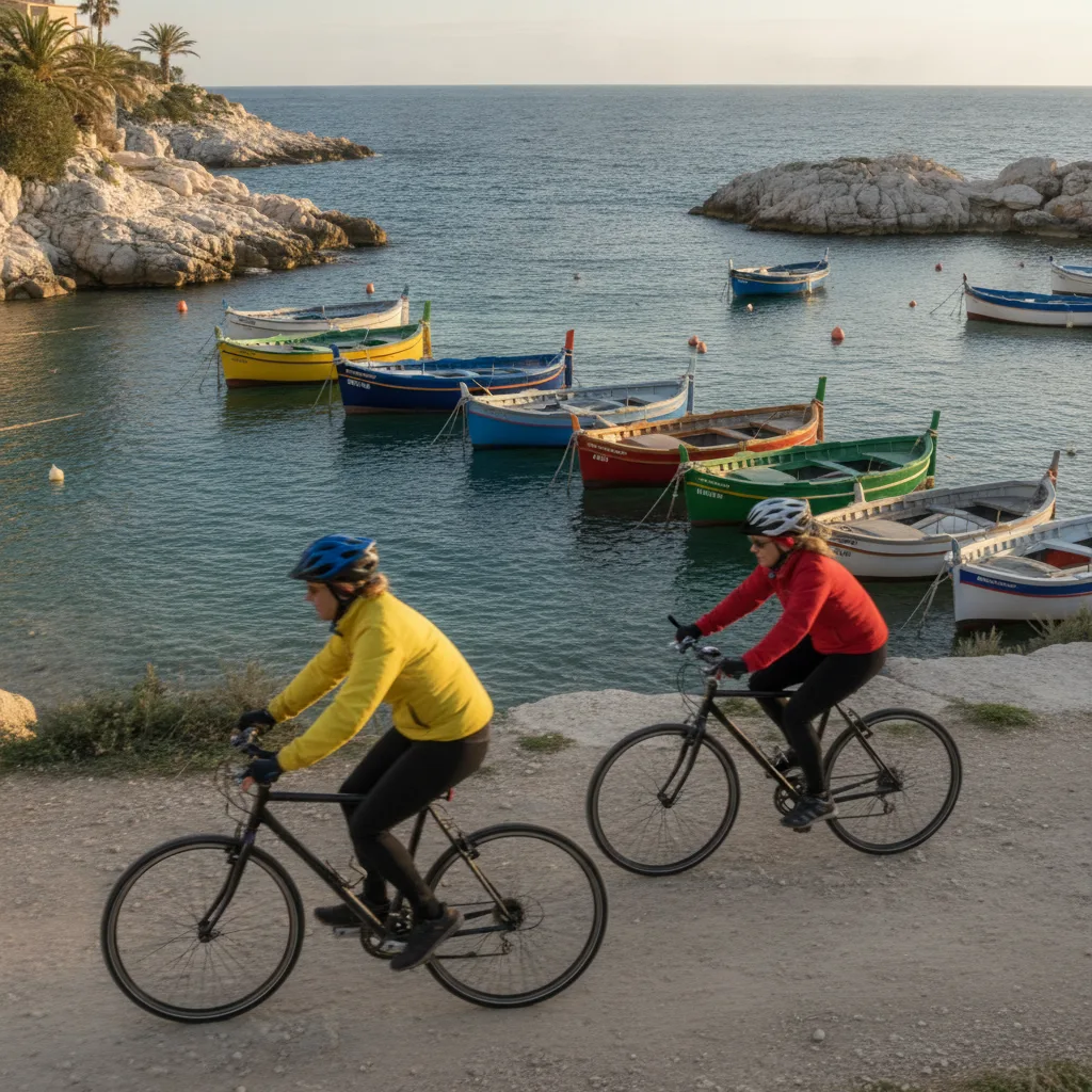 itinéraire vélo Corniche Kennedy Marseille